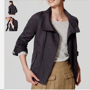 NEW NWT Loft Anorak Jacket Size: XS Color: Smokestack Grey